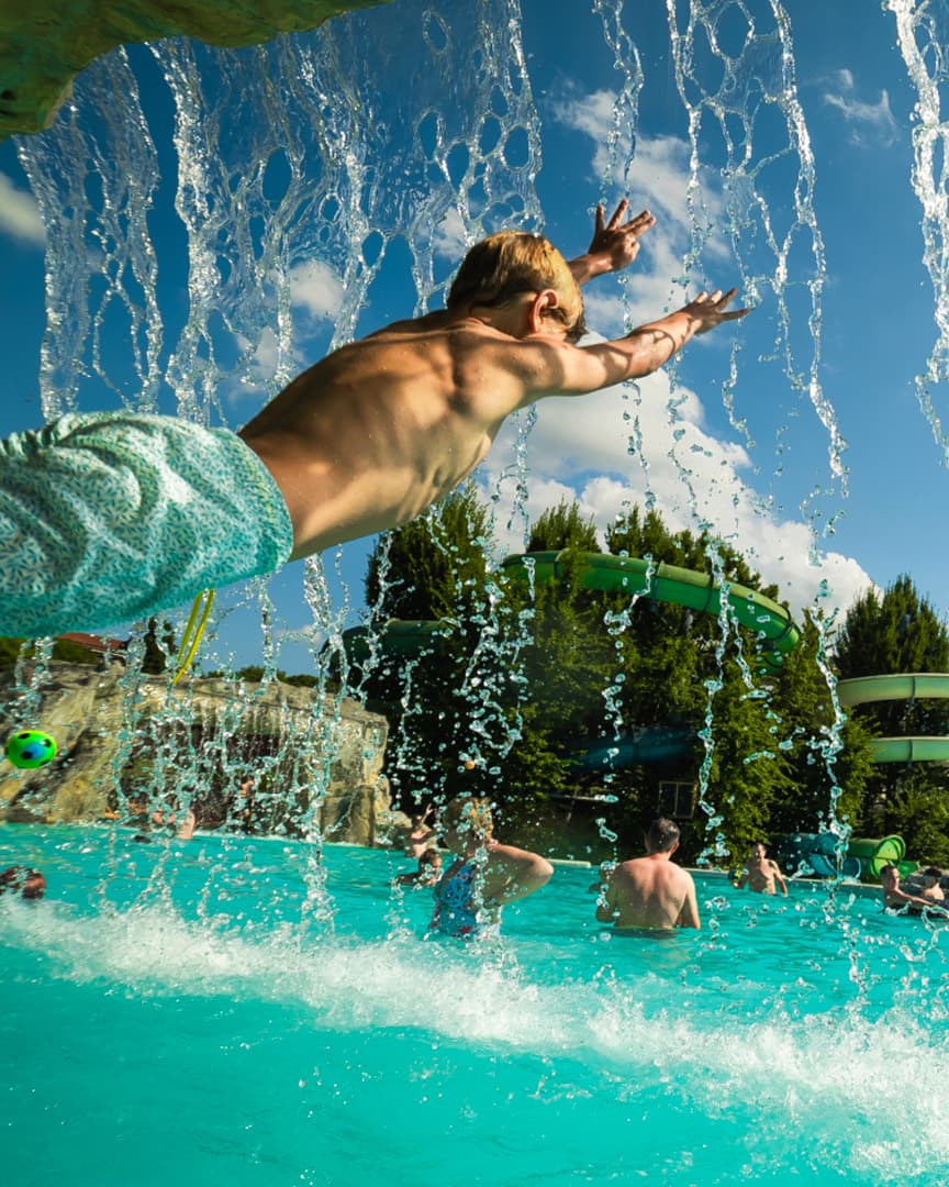 Case study Piani di Clodia, rappresenta il parco acquatico del camping